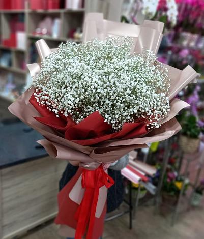Букет цветов из: Гипсофила в Бологом