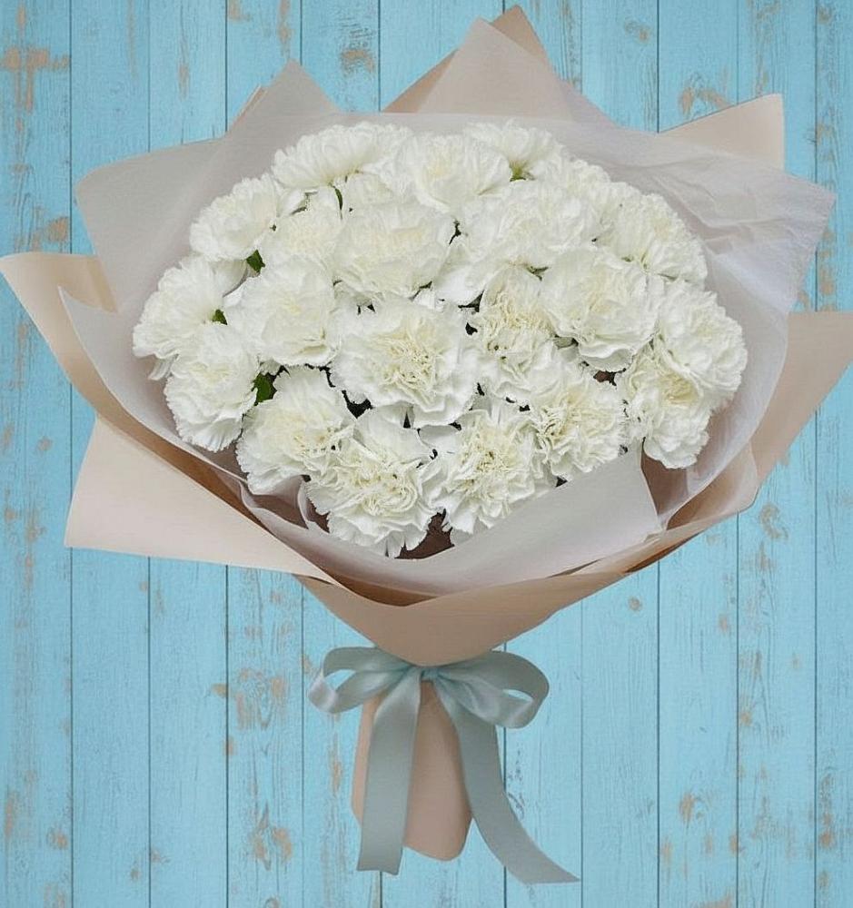 Букет цветов из: Гвоздики в Бологом