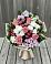 Букет цветов из: Альстромерии, Гвоздики, Розы и Хризантемы в Бологом