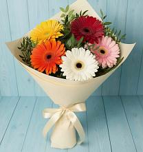 Букет цветов из:  Герберы в Бологом