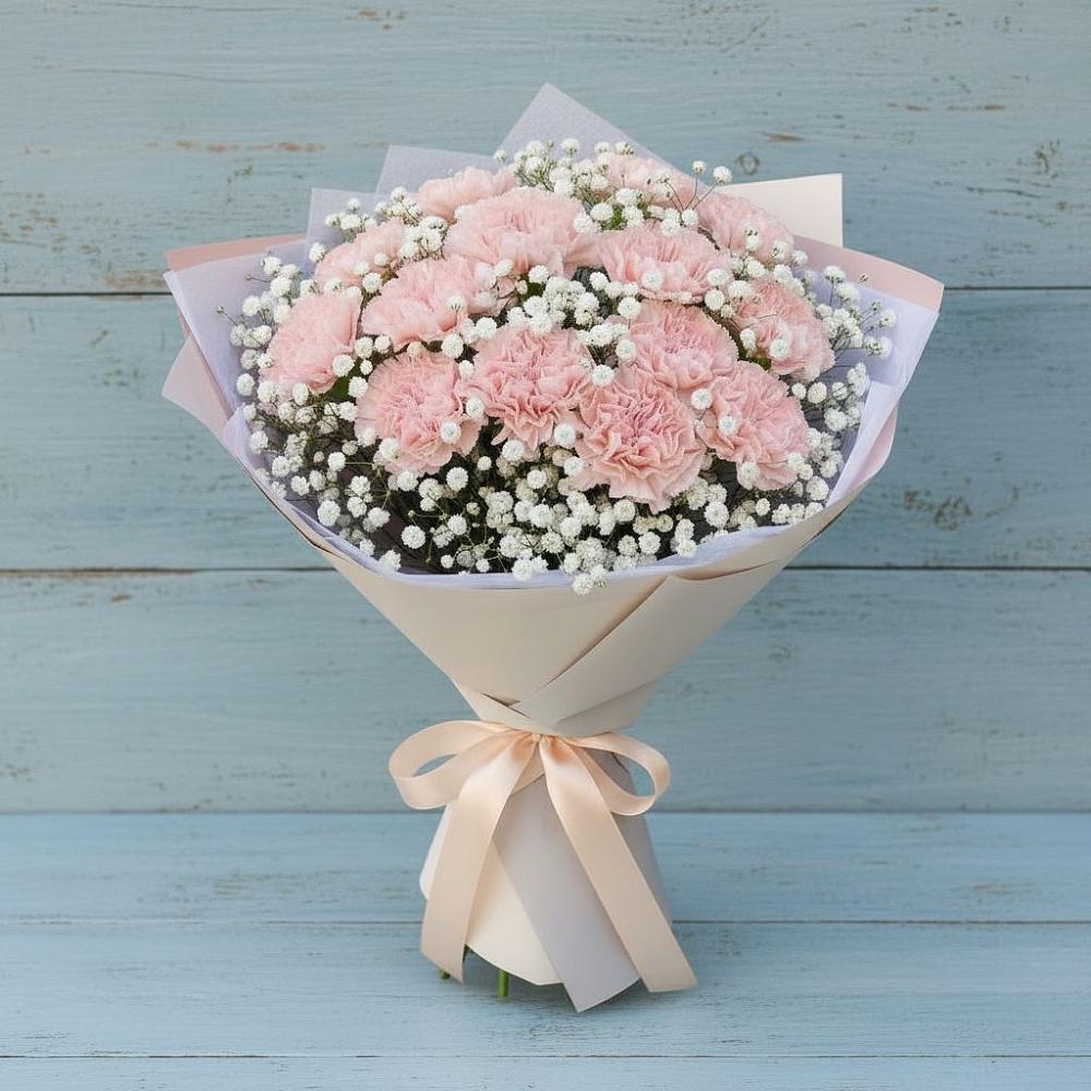 Букет цветов из: Гвоздики в Бологом