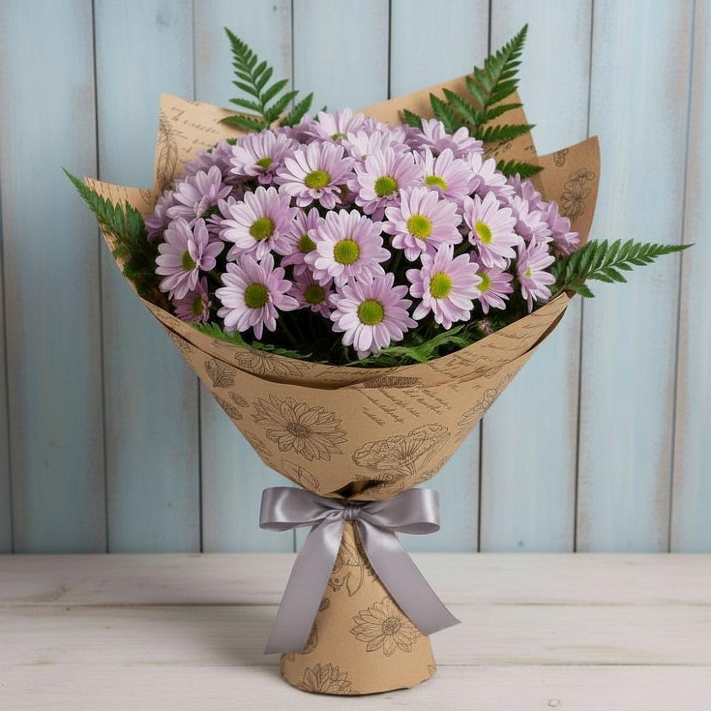 Букет цветов из: Хризантемы в Бологом