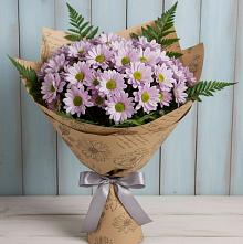 Букет цветов из:  Хризантемы #REPLACE_PRED# Бологом