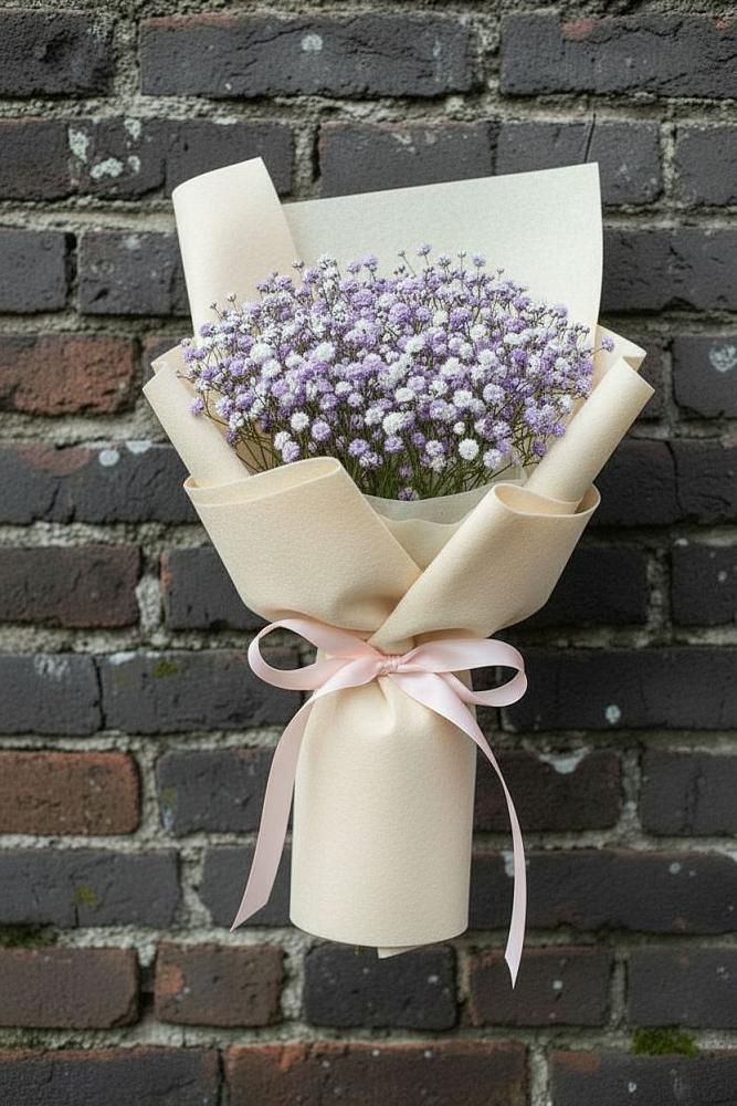 Букет цветов из: Гипсофила в Бологом