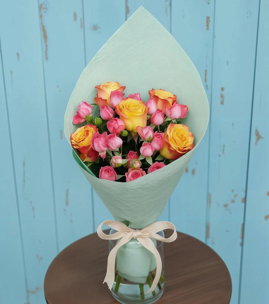 Букет цветов из: Розы в Бологом