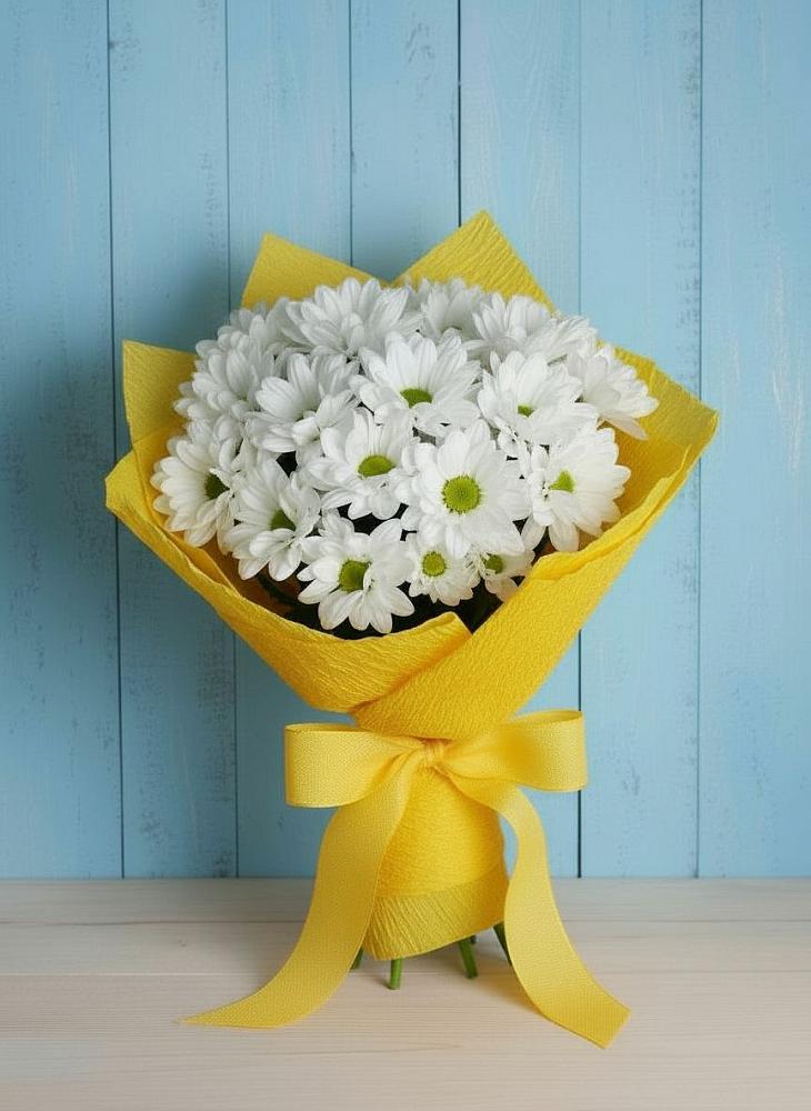 Букет цветов из: Хризантемы в Бологом