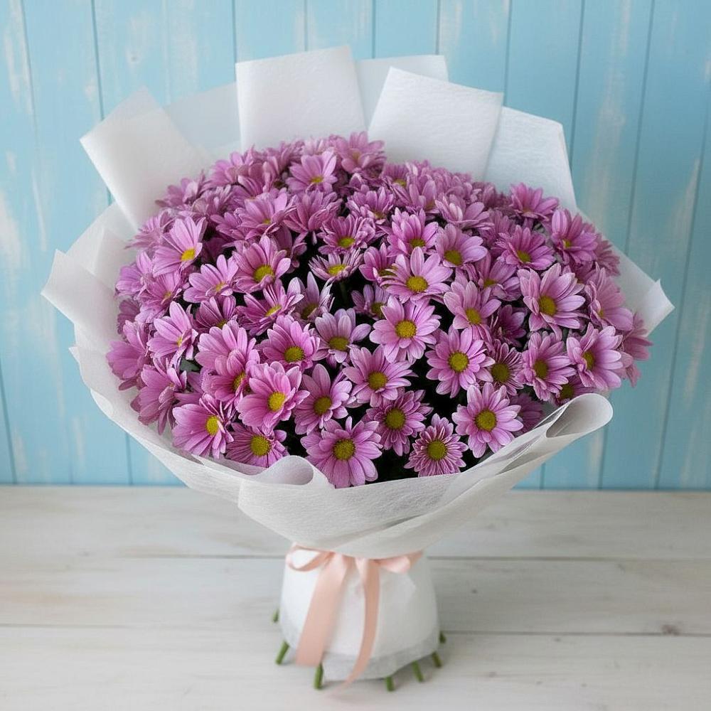 Букет цветов из: Хризантемы в Бологом