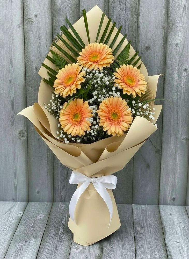 Букет цветов из: Герберы в Бологом