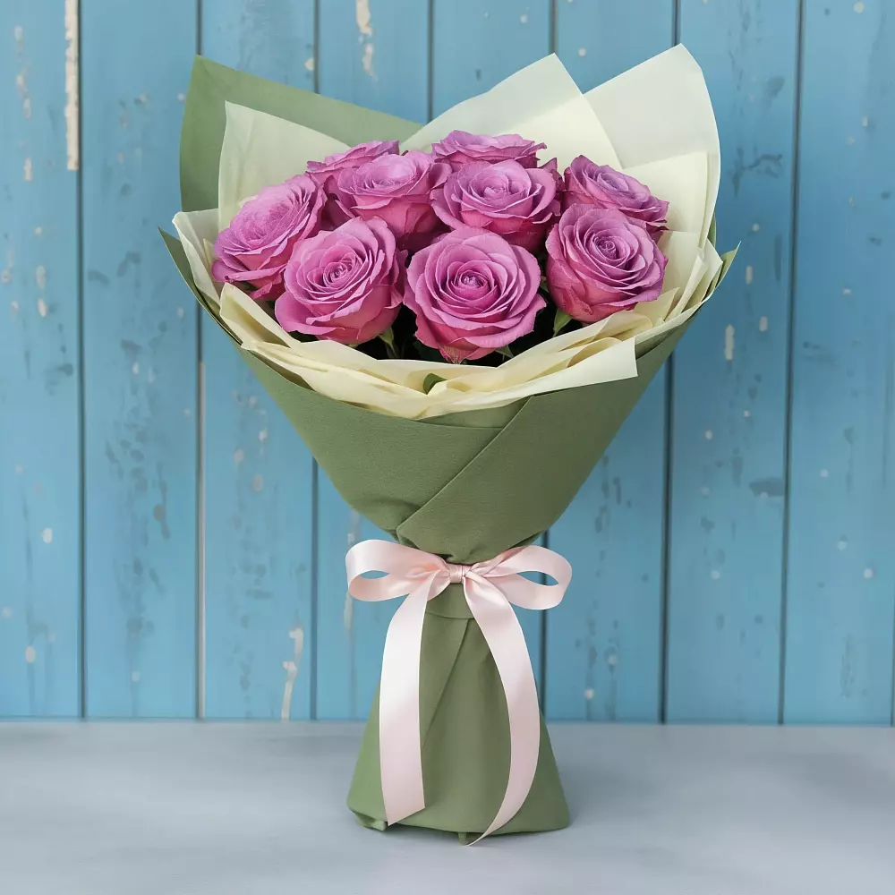 Букет Розы Фёрст Леди в Бологом