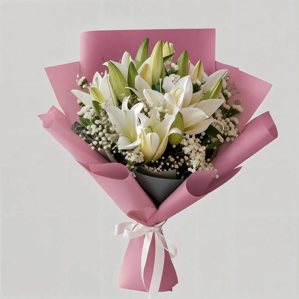 Букет цветов из: Лилии в Бологом