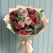 Букет цветов из:  Гвоздики и Розы в Бологом