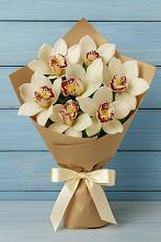 Букет цветов из:  Орхидеи и Розы в Бологом